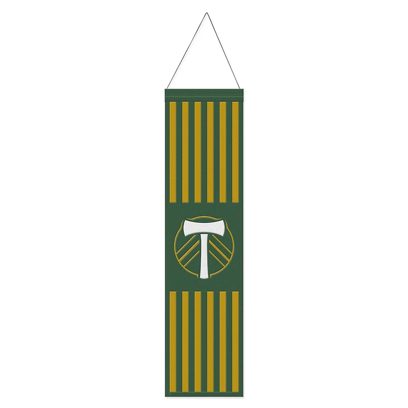Bannière avec logo principal en laine WinCraft Portland Timbers