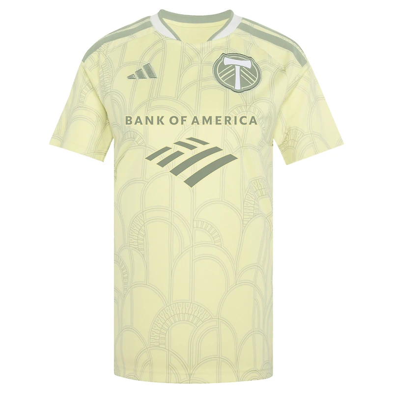 Women's adidas David Da Costa Yellow Portland Timbers 2026 Civic Stadium Kit Replica Jersey