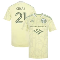 Maillot réplique adidas Diego Chara jaune Portland Timbers 2026 Civic Stadium pour femme