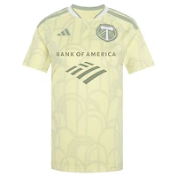 Women's adidas Finn Surman Yellow Portland Timbers 2026 Civic Stadium Kit Replica Jersey