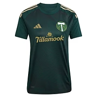Maillot adidas Portland Timbers 2025 Forever Green & Gold Replica pour femme