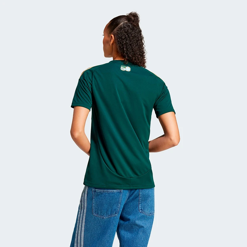 Maillot adidas Portland Timbers 2025 Forever Green & Gold Replica pour femme