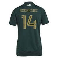 Women's adidas Jonathan Rodríguez Green Portland Timbers 2025 Forever & Gold Replica Player Jersey