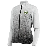Women's Antigua White/Black Portland Timbers Guide Full-Zip Jacket