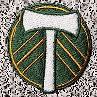 Women's Antigua White/Black Portland Timbers Guide Full-Zip Jacket