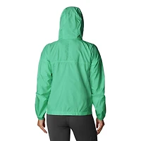 Coupe-vent à fermeture éclair intégrale Columbia Green Portland Timbers Flash Challenger Omni-Shade pour femme