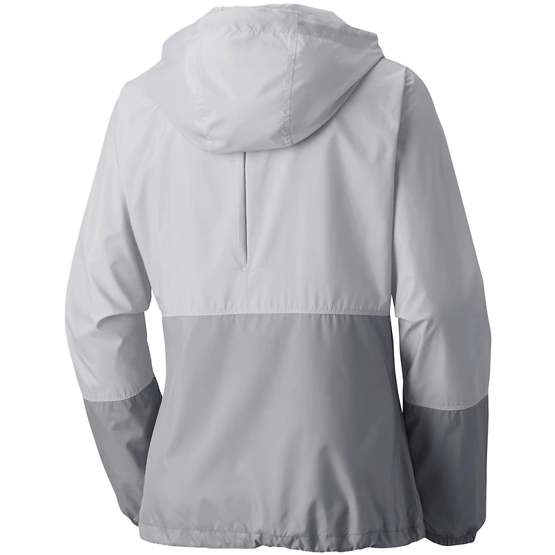 Veste coupe-vent Columbia Portland Timbers Flash Forward Team pour femme, blanc/gris