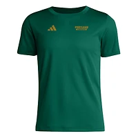 T-shirt cache-cœur vert adidas pour jeunes Portland Timbers Local