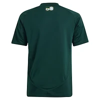 Maillot adidas vert Portland Timbers 2025 Forever Green & Gold Replica pour jeunes