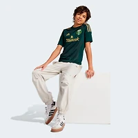 Maillot adidas vert Portland Timbers 2025 Forever Green & Gold Replica pour jeunes