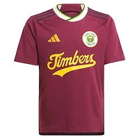 Youth adidas  Red Portland Timbers 2024 Archive Replica Jersey