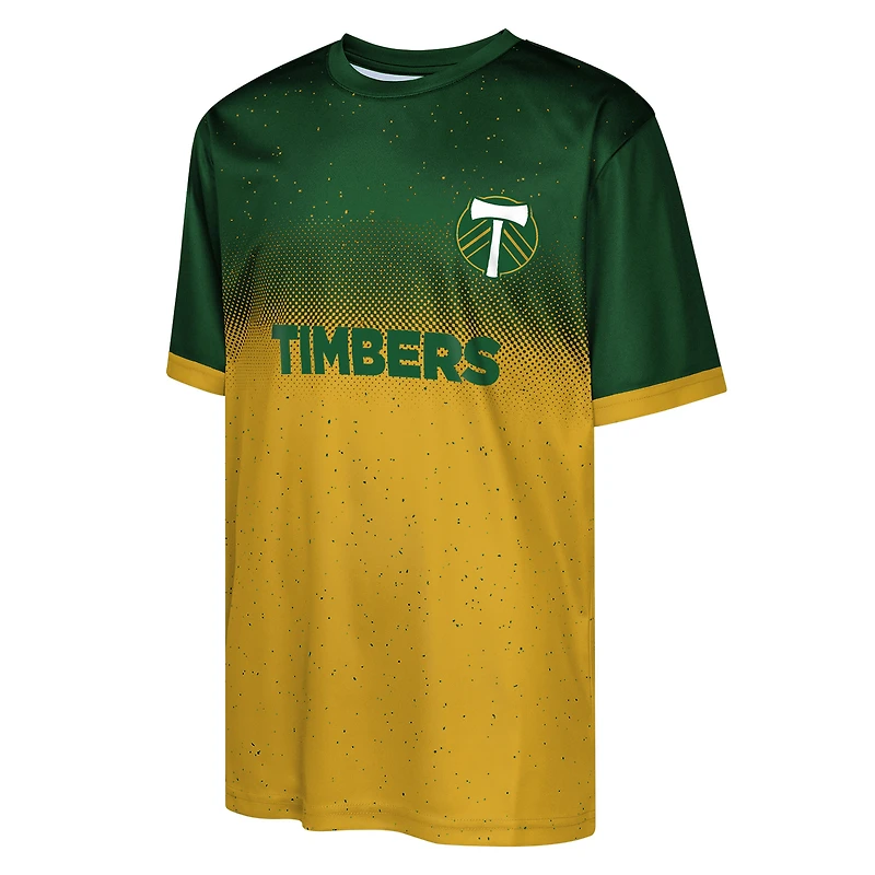 T-shirt vert pour jeunes Outerstuff Portland Timbers Stalwart Defender