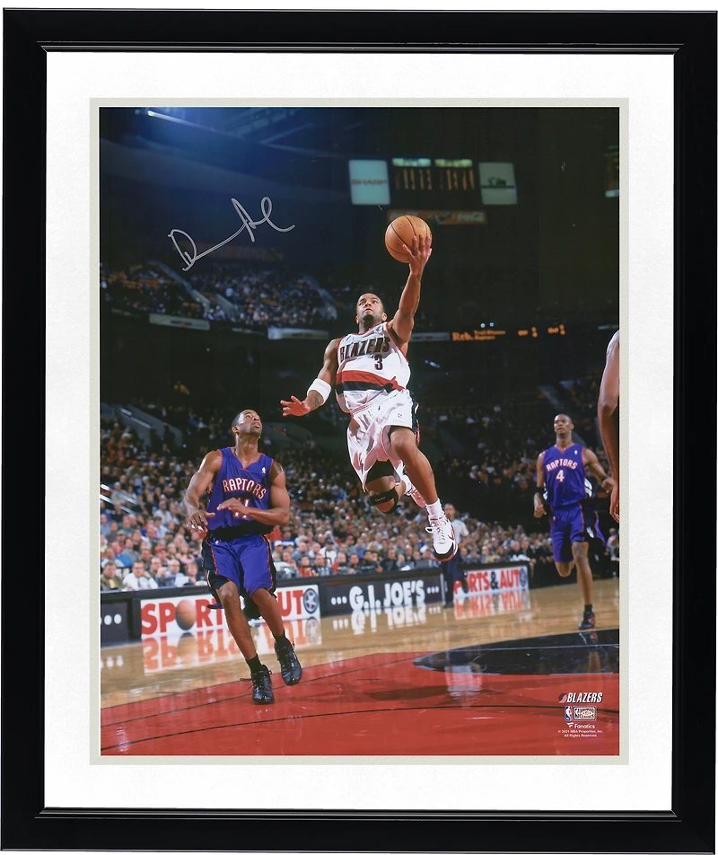 Damon Stoudamire Portland Trail Blazers Autographed 16" x 20" Lay Up vs. Toronto Raptors Photograph