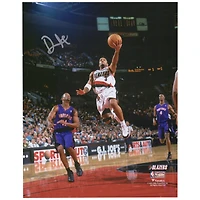 Photographie autographiée de Damon Stoudamire des Portland Trail Blazers contre les Toronto Raptors