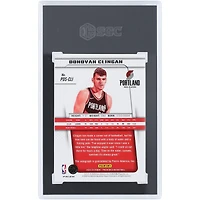 Carte de recrue autographiée de Donovan Clingan (Portland Trail Blazers) 2024-25 Panini Prizm Deca Gold Prizm Signature #PDS-CLI #8/10 authentifiée par SGC (n° 9)