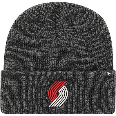 Bonnet en tricot à revers '47 Portland Trail Blazers noir Brain Freeze pour hommes