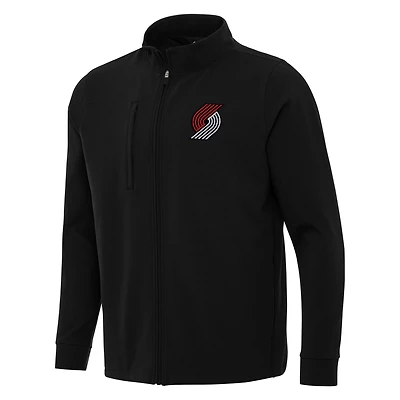 Veste zippée intégrale Regard noire des Portland Trail Blazers pour homme