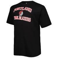 T-shirt noir Big & Tall Heart Soul Portland Trail Blazers pour homme