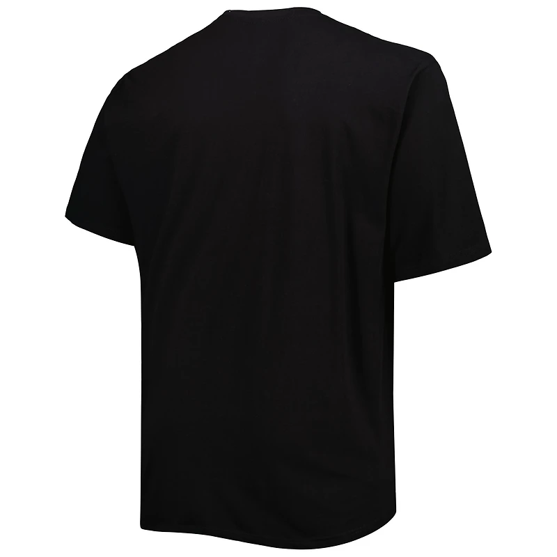 T-shirt noir Big & Tall Heart Soul Portland Trail Blazers pour homme