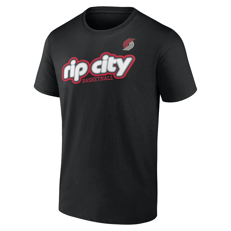 Men's Black Portland Trail Blazers Full Court Press T-Shirt