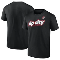 Men's  Black Portland Trail Blazers Full Court Press T-Shirt
