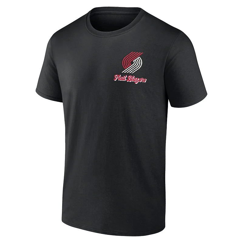 Men's Black Portland Trail Blazers Never Over T-Shirt