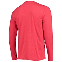 Ensemble de nuit Concepts Sport noir/rouge Portland Trail Blazers avec haut à manches longues et pantalon pour homme