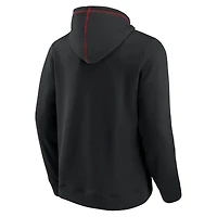 Men's Fanatics Black Portland Trail Blazers Split the Crowd - Pullover Hoodie