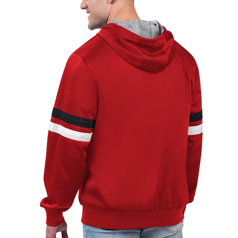 Veste à capuche entièrement zippée rouge Portland Trail Blazers Contender G-III Sports by Carl Banks pour hommes