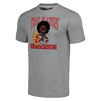 T-shirt tri-mélange Caricature Hommage Scoot Henderson gris Portland Trail Blazers pour hommes