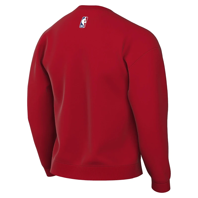 Men's Jordan Brand Red Portland Trail Blazers Statement Edition Sweatshirt