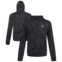 Sweat à capuche plateforme noir pour homme Levelwear des Portland Trail Blazers