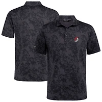 Men's Levelwear Black Portland Trail Blazers Whisper Polo