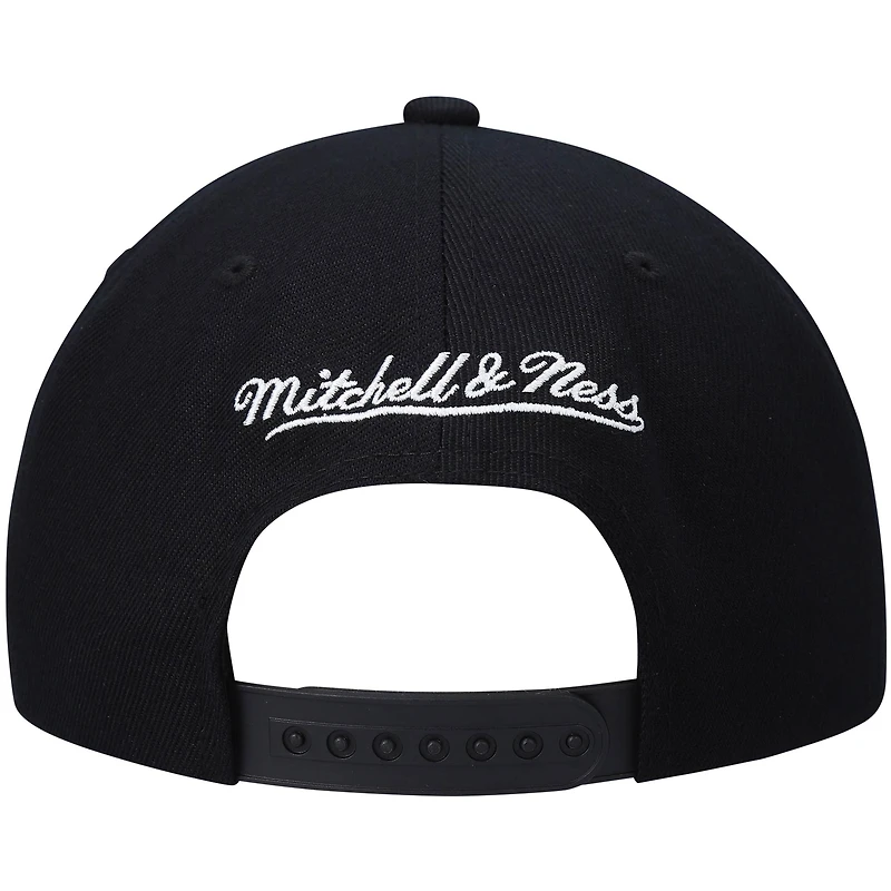 Casquette Snapback Portland Trail Blazers Ground 2.0 noire Mitchell & Ness pour hommes