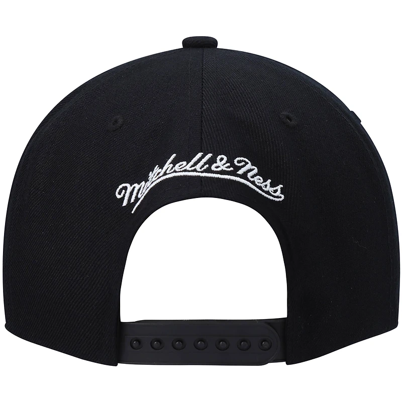 Casquette Snapback Portland Trail Blazers Hardwood Classics Script 2.0 noire Mitchell & Ness pour hommes