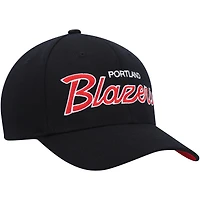 Mitchell & Ness pour homme Portland Trail Blazers MVP Team Script 2.0 Stretch Snapback Hat