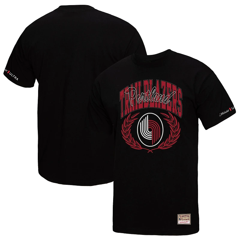 T-shirt noir Mitchell & Ness Portland Trail Blazers NBA x Michelob Ultra Rewind II pour homme