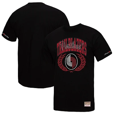 T-shirt noir Mitchell & Ness Portland Trail Blazers NBA x Michelob Ultra Rewind II pour homme