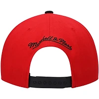 Casquette Snapback Portland Trail Blazers Hardwood Classics rouge/noir Mitchell & Ness pour hommes