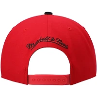 Men's Mitchell & Ness Red/Black Portland Trail Blazers Hardwood Classics Team Two-Tone 2.0 Snapback Hat