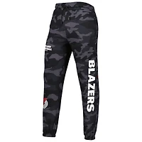Jogging Portland Trail Blazers New Era pour homme noir/camouflage ton sur