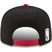 Men's New Era Black/Red Portland Trail Blazers 2-Tone 9FIFTY Adjustable Snapback Hat