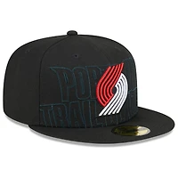 Men's New Era  Black Portland Trail Blazers 2023 NBA Draft 59FIFTY Fitted Hat