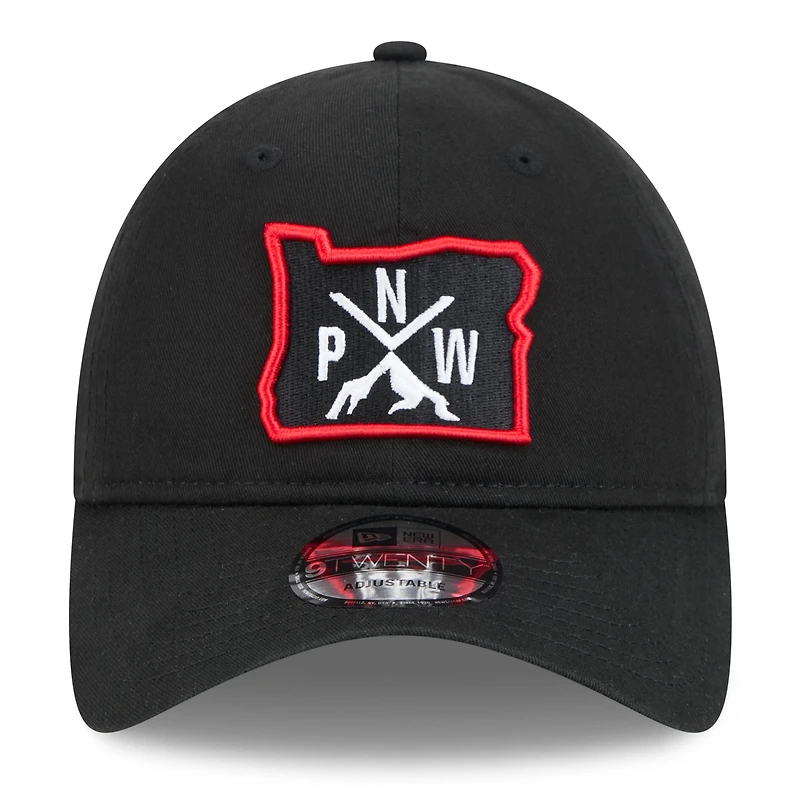 Men's New Era  Black Portland Trail Blazers 2024/25 City Edition 9TWENTY Adjustable Hat