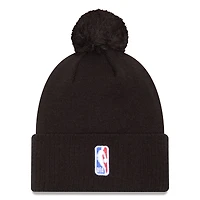 Men's New Era  Black Portland Trail Blazers 2024/25 City Edition Cuffed Knit Hat with Pom