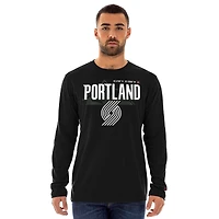Men's New Era  Black Portland Trail Blazers 2024/25 City Edition Long Sleeve T-Shirt