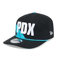 Men's New Era Black Portland Trail Blazers 2025/26 City Edition 19TWENTY Adjustable Hat