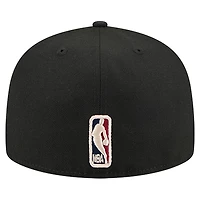 Casquette ajustée New Era 59FIFTY pour homme, logo principal Portland Trail Blazers, noire