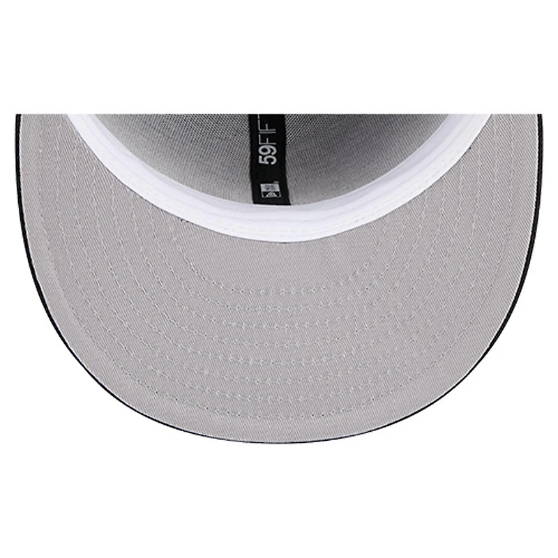 Casquette ajustée New Era 59FIFTY pour homme, logo principal Portland Trail Blazers, noire