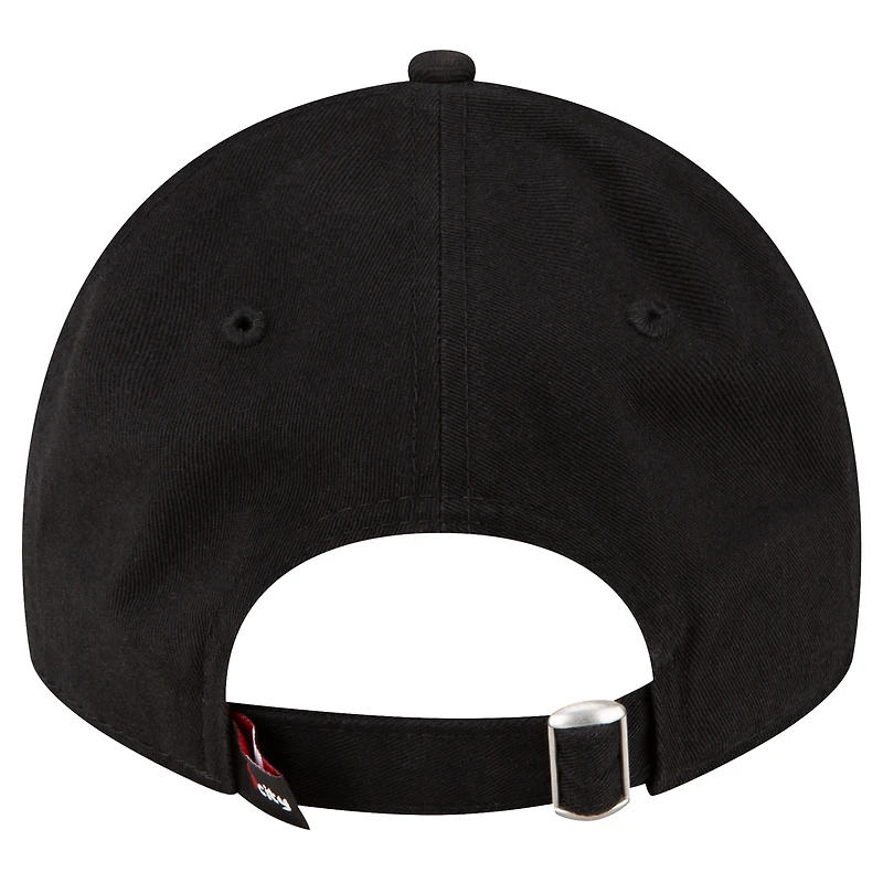 Men's New Era Black Portland Trail Blazers Team 2.0 9TWENTY Adjustable Hat